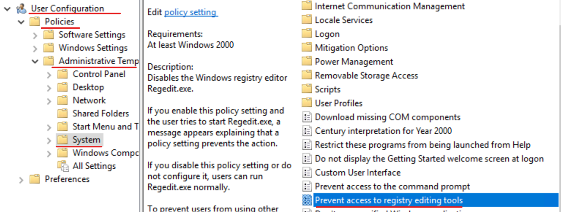 Group policy 