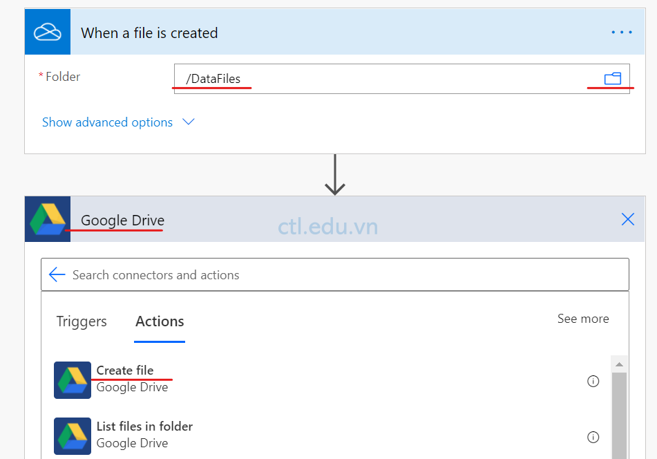 Copy File from OneDrive for Business to Google Drive