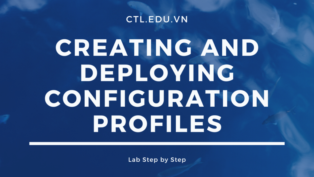 Creating and Deploying Configuration Profiles