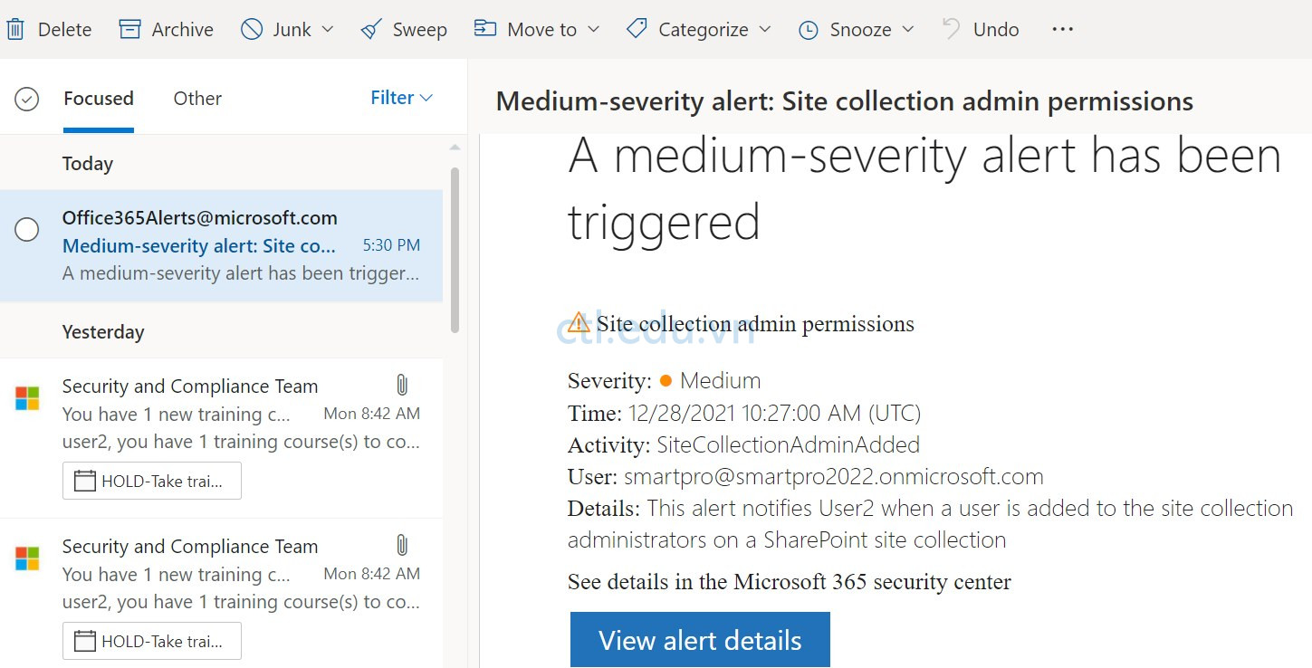 SharePoint Permission Alert