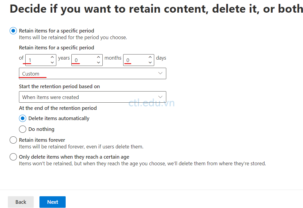 Retention Tags and Policies