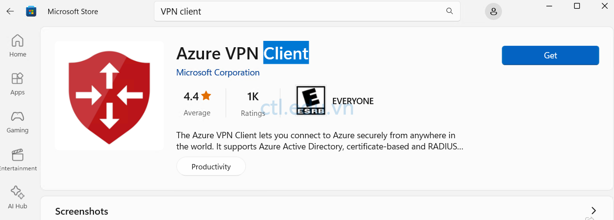 Config VPN Point to Site