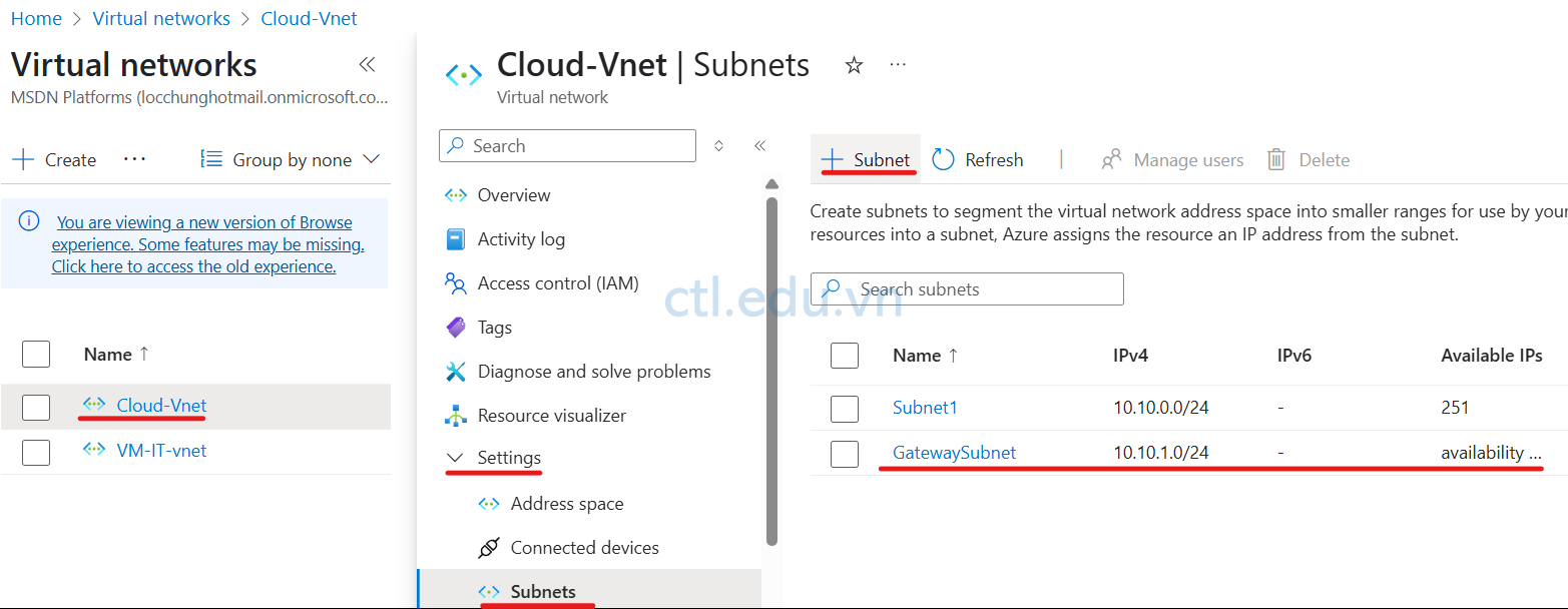 VPN Point to Site