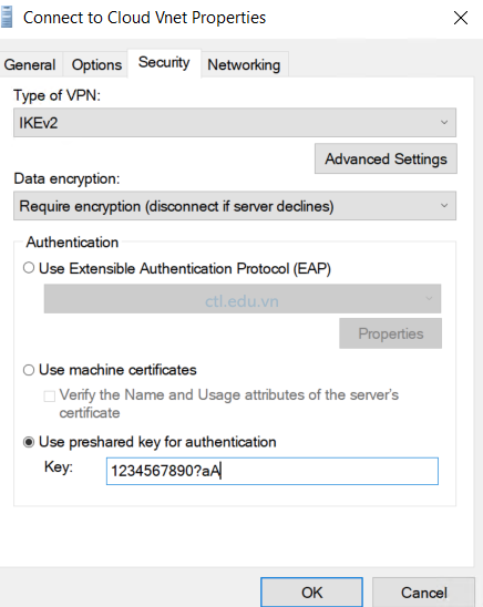 Azure VPN Site to Site with RRAS