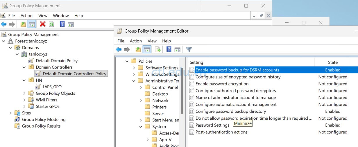 laps on windows server 2025