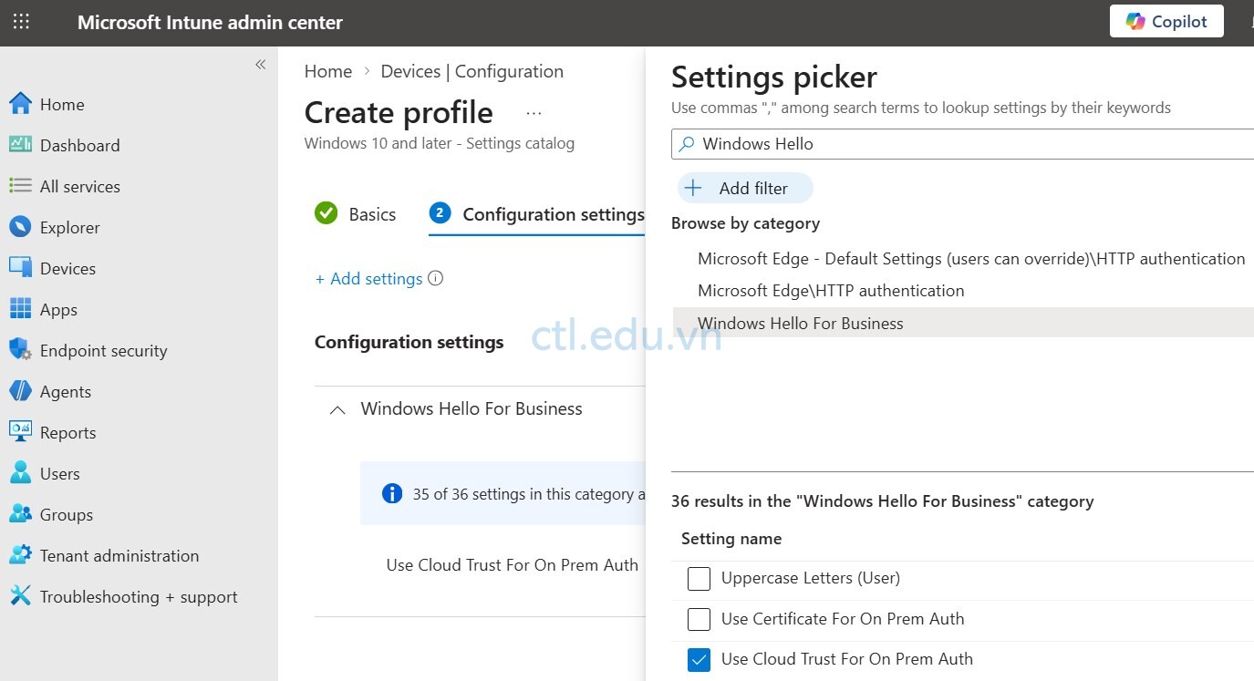 Windows Hello for Business