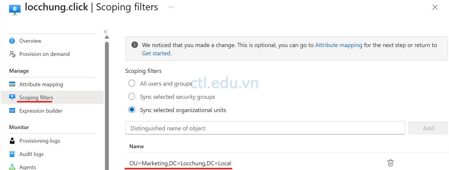 AD to Microsoft Entra ID Cloud Sync