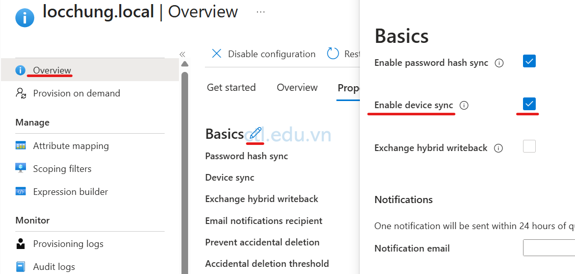 Enable Device Sync